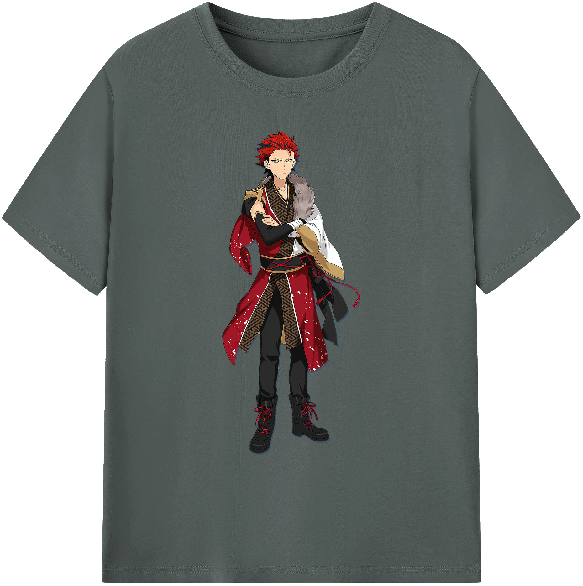 （画像用） あんさんぶるスターズ! Ensemble Stars 綿100％ メンズ半袖Tシャツ｜肌触りやわらか＆通気性